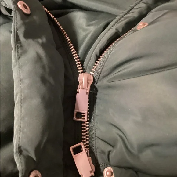 Rebecca Minkoff Deep Green Puffer Coat - Picture 6 of 6